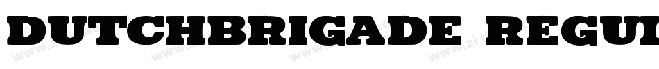 Dutchbrigade Regular字体转换